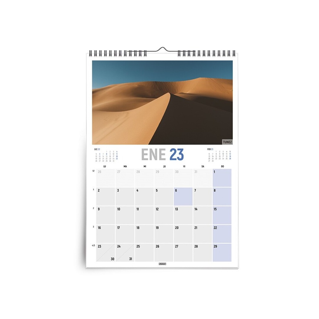 Calendario 2023 vertical 30X43 Mediterráneo Ingraf