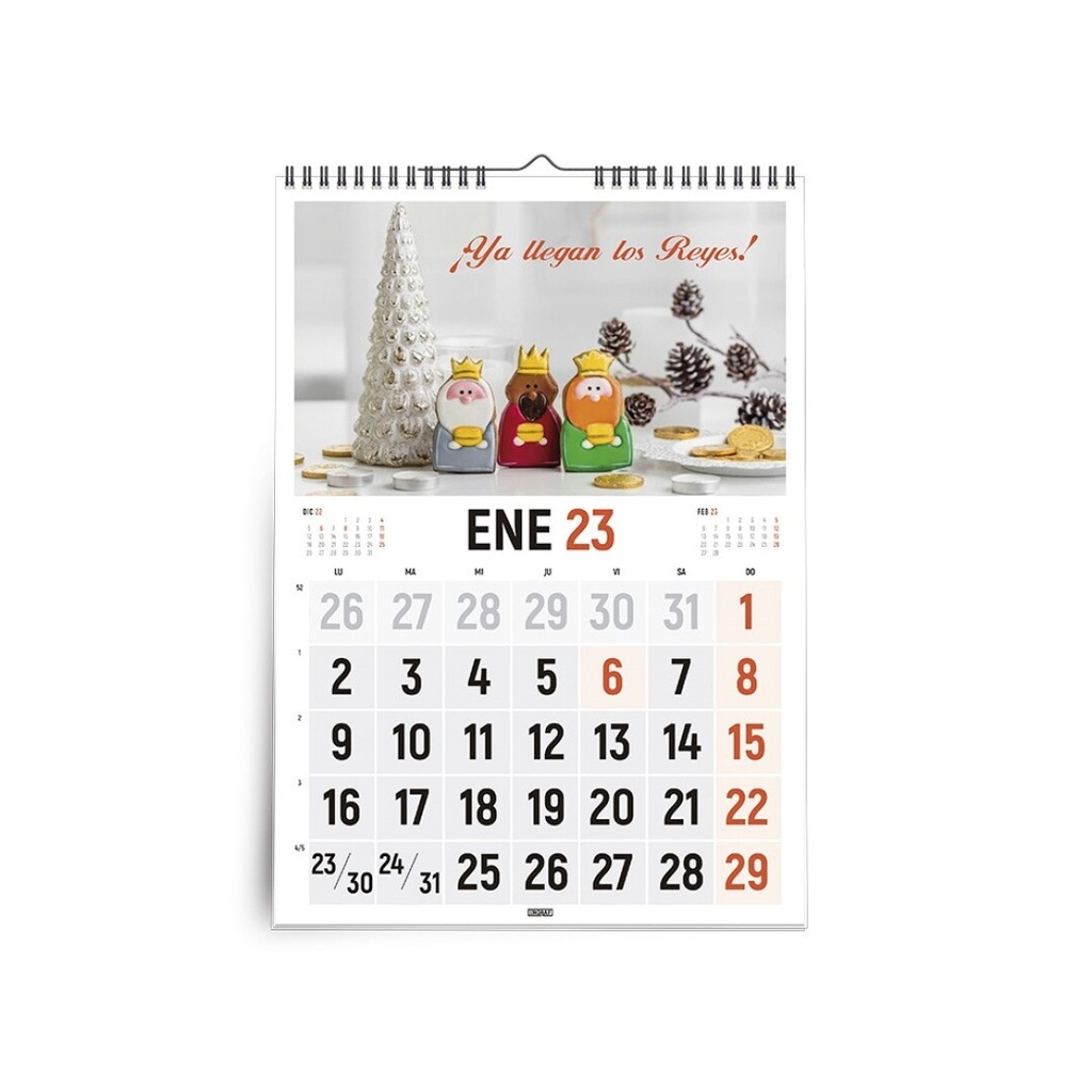 Calendario 2023 vertical 30X43 Happy Days Ingraf