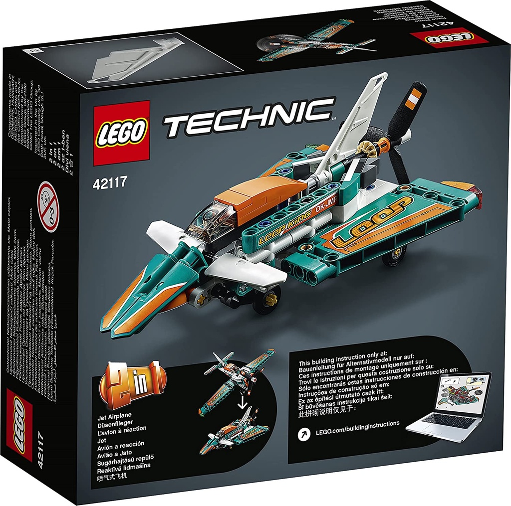 Avión de carreras Lego +6