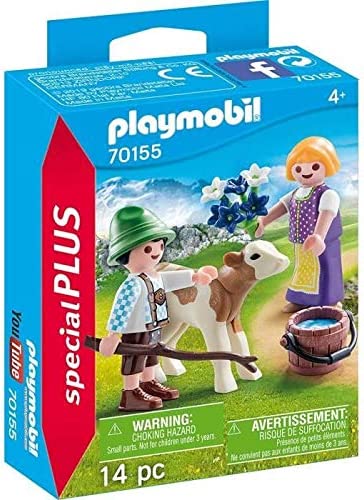 Niños con ternero Playmobil