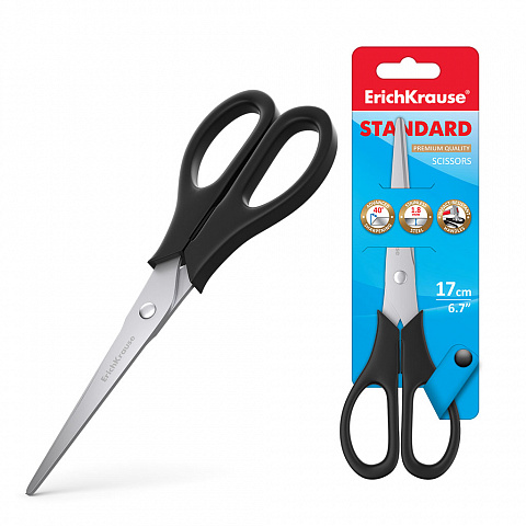 Tijeras oficina inoxidable 17cm Erich Krause