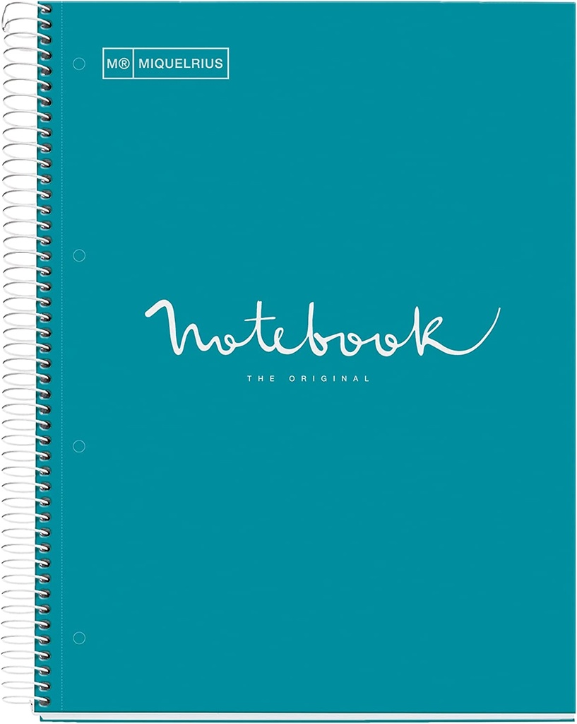 Cuaderno espiral 1L A4 90g 80h 1B T/D microperforado Emotions MR