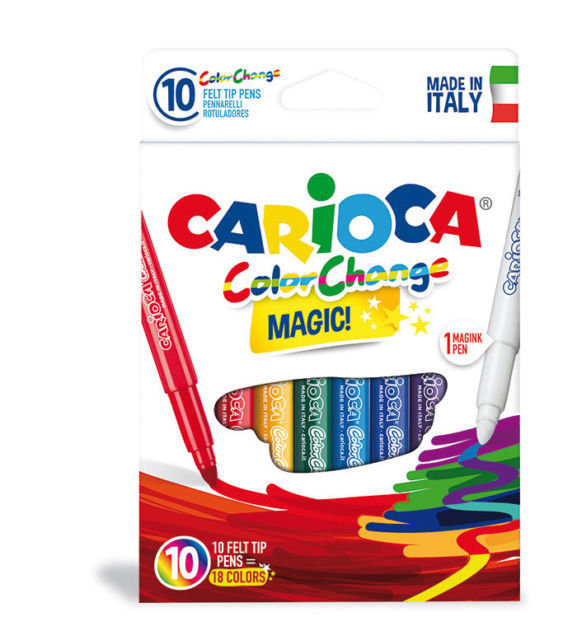 [42737] ROTULADORES 10UDS COLOR CHANGE CARIOCA