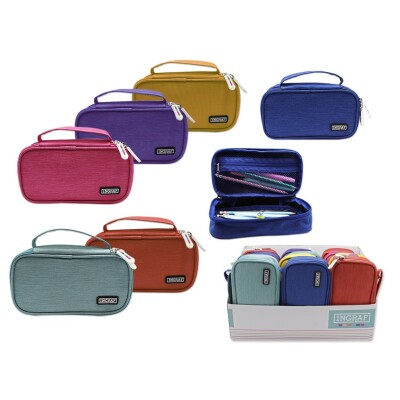 [350780] Portatodo 1 cremallera colores INGRAF