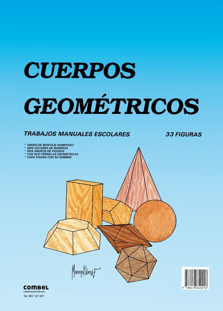 [B-20.221-2011] Cuerpos geometricos 33 figuras para montar ( 5 a 8 años )