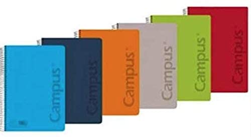 [002432] Cuaderno espiral 4X4 pautaguia A4 90g 80h T/P Campus