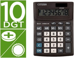 [CMB1001-BK] Calculadora citizen sobremesa business line eco eficiente solar y pilas 10 digitos 136x100x32 mm.