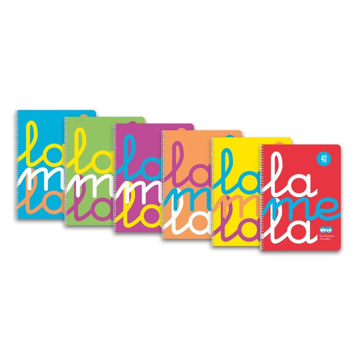 Cuaderno espiral 4X4 cuadrovia 4º 90G 80H T/PLAMELA