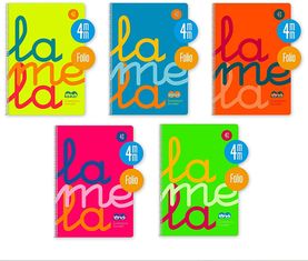 Cuaderno espiral 4X4 cuadrovia 4º tamaño pequeño 90g 80h T/P Lamela