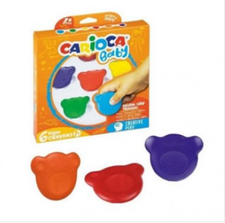 [42956] Ceras Teddy 6 Colores Carioca