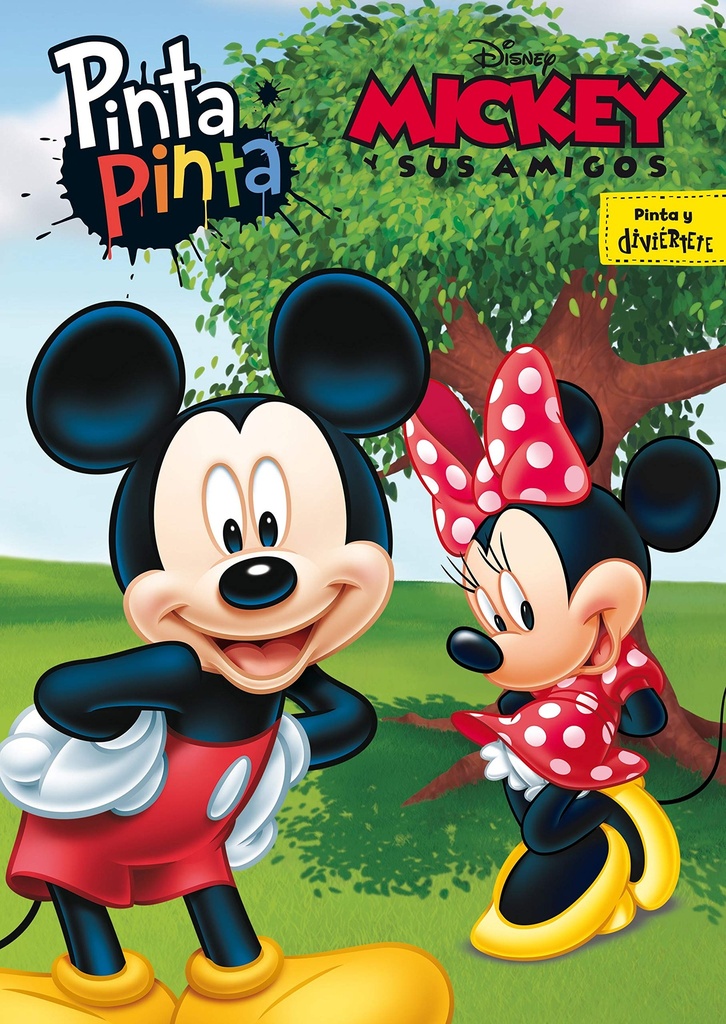 [9788417529406] Mickey y sus amigos. Pinta Pinta: Libro para colorear
