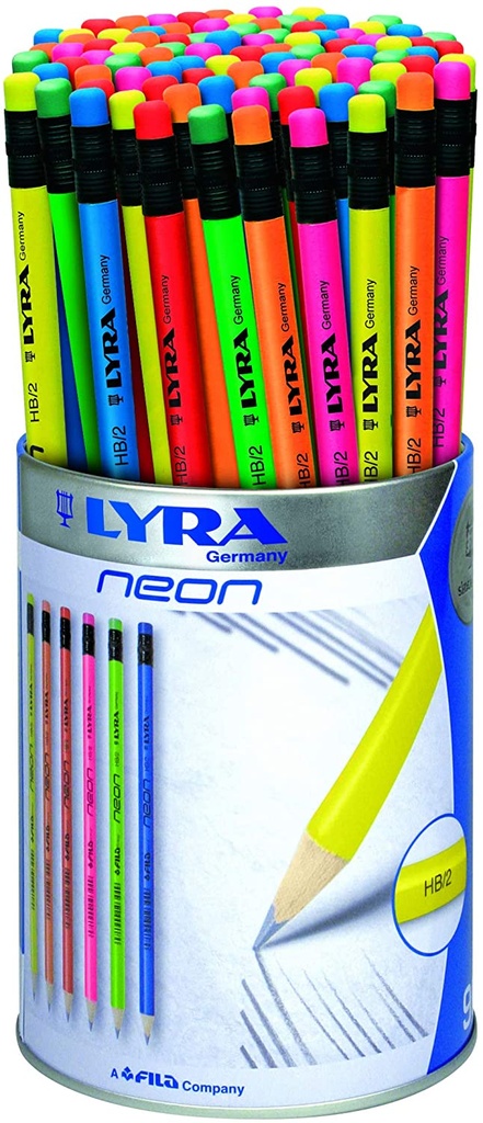 [L1293960] Lápiz HB grafito redondo con goma Lyra