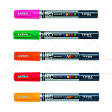 Marcador Permanente 2mm punta redonda Mark All Lyra