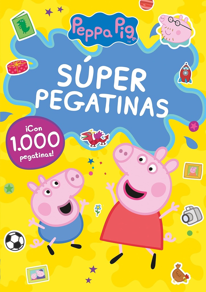 Peppa Pig. Superpegatinas.: ¡Con más de 1000 pegatinas!
