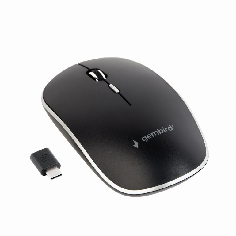 [MUSW-4BSC-01] Raton Gembird MUSW-4BSC inalambrico silencioso USB tipo C