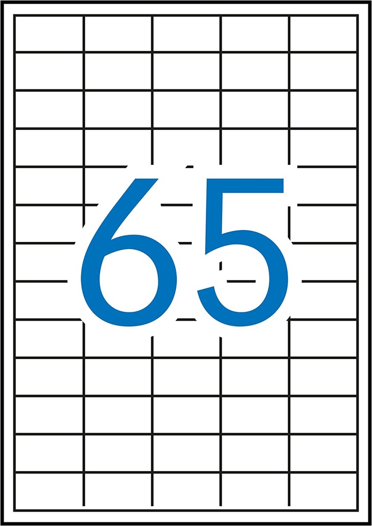 [12926] Etiquetas 38,0X 21,2 A4 10h Apli