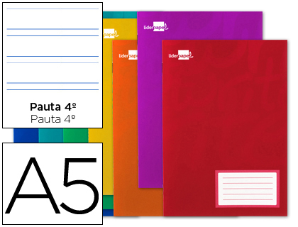 [LB07] Libreta 2L 3.5mm A5 60g 32h C/M Liderpapel