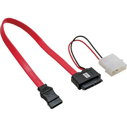 [29675] Adaptador interno SATA Slim (Power+datos) a Molex 5.25" y SATA estándar Inline