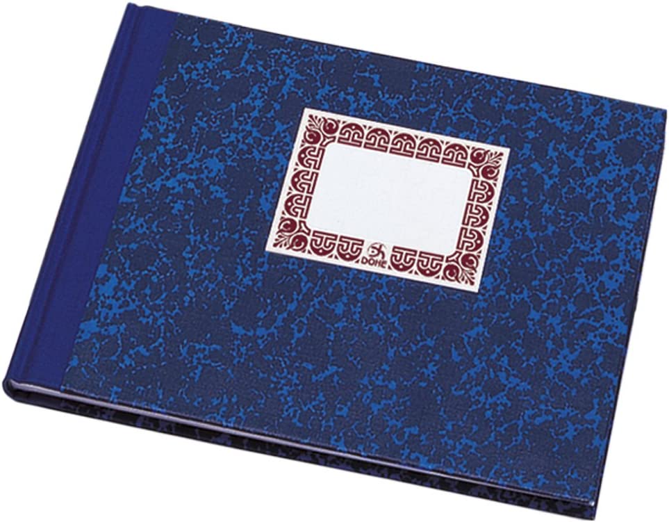 [09961] Libro de contabilidad 1L 4º apaisado azul Dohe
