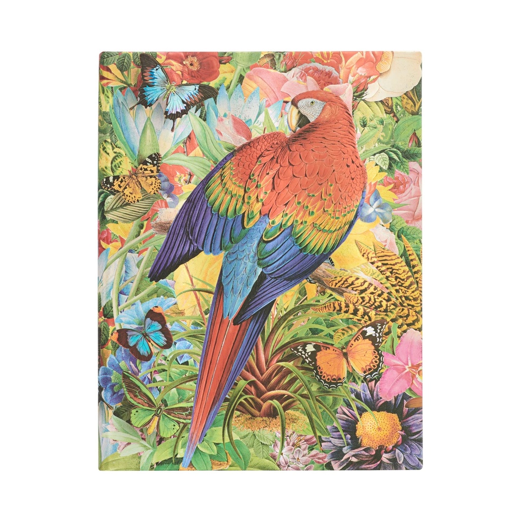 [9781439793053] Cuaderno cosido Liso 18X23cm 120g 144h T/D Jardín Tropical PaperBlank