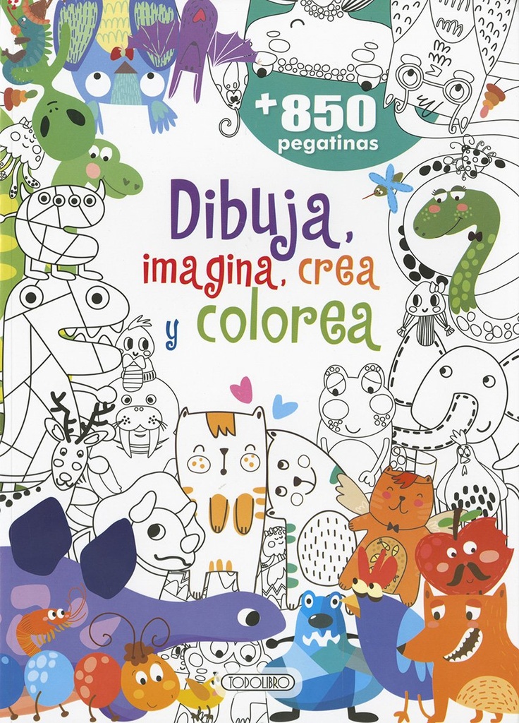 [9788490377185] Dibuja, imagina, crea y colorea