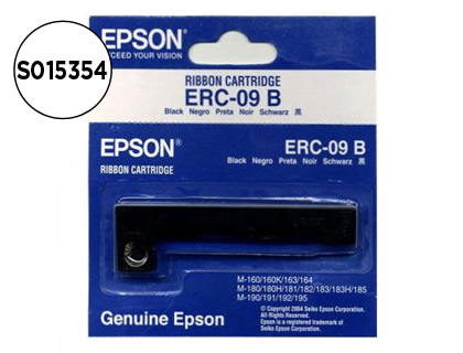 [C43S015354] Cinta impresora Epson ERC-09b  original negra