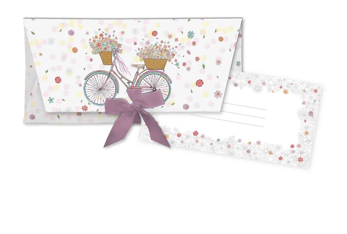 [46667] Sobre regalo lazo + Tarjetón bicicletas