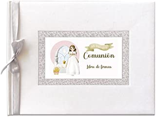 [46963] Libro de Firmas Comunión niña altar