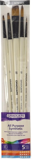 [D212551001] Graduate pinceles Mango Largo 5 sintéticos Daler Rowney