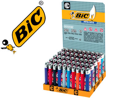 [807971] Encendedor bic mini j-25 colores surtidos Bic