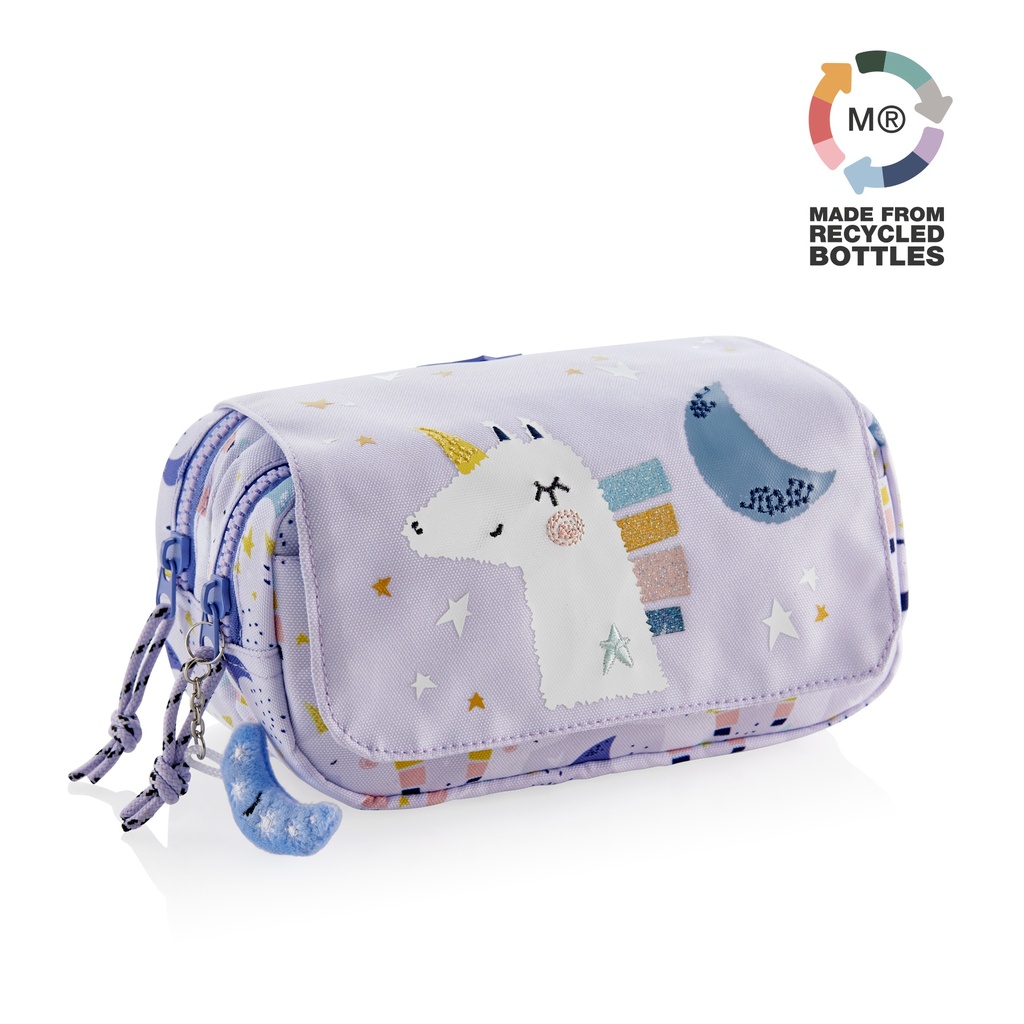 [MR19267] Portatodos Doble Tapa Reciclado Unicorn
