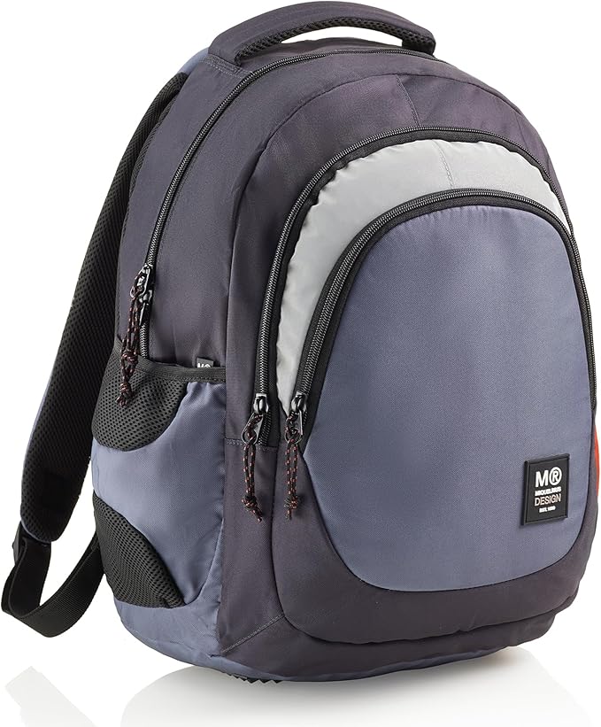 [MR19337] Mochila Triple Berlin Reciclada Rider Blue