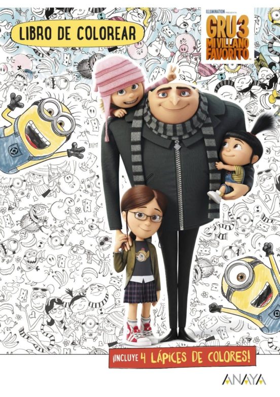 [9788469834251] Gru 3: libro de colorear