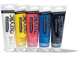 Graduate intura acrílica 120ml colores basicos Daler Rowney