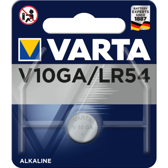 [4274112401] Pila AG10/LR1134/LR54 1.5V 1U blister Varta