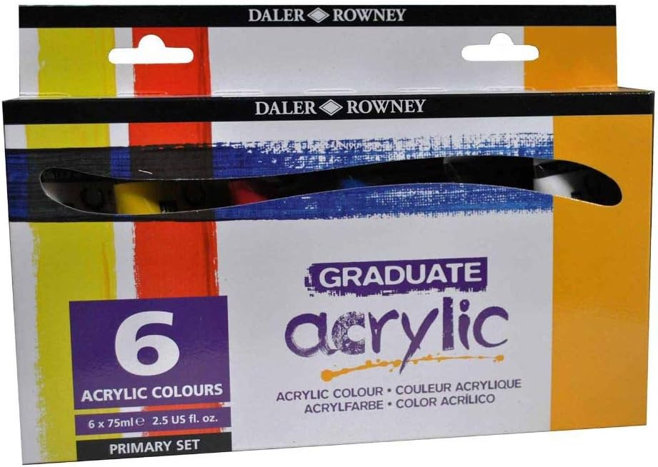 [D123900026] Graduate Color Acrílico Primary Set 6X75Ml