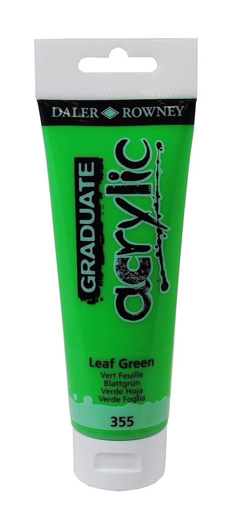 [D123120355] Graduate Color Acrílico verde hoja Tubo120ml