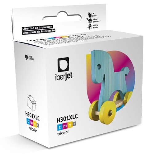 [HP301CXL] Tinta HP 301XL compatible tricolor