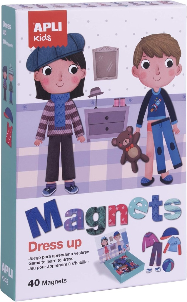 [17557] Dress Up Juego Magnético, vestirse +3a Apli