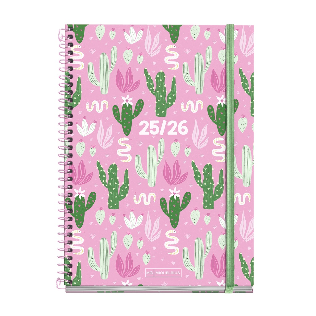 [MR26916] Agenda Escolar Plus Semana Vista Pink Desert 25_26