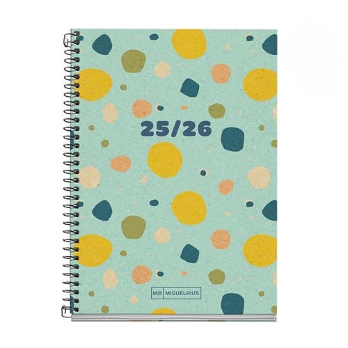 [MR26822] Agenda Escolar Activa Día Página Eco Confetti 25_26