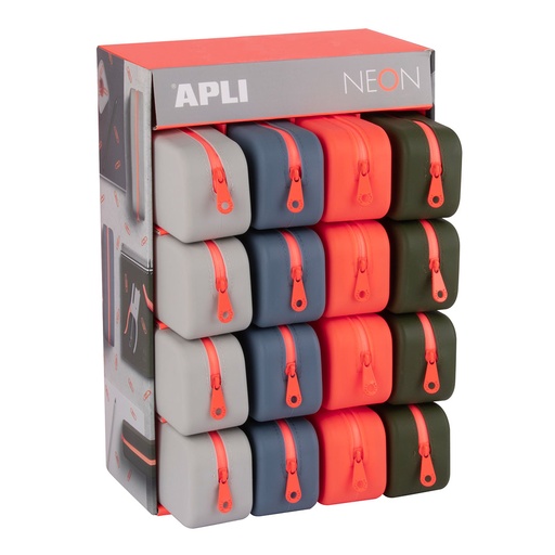 Portatodo silicona Soft neon Apli