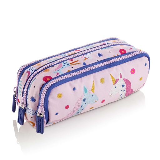 [MR19440] Estuche portatodo Triple Organiz Reciclado Unicorn Miquelrius