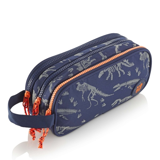 [MR19476] Estuche portatodo Triple con asa Reciclado Dinoworld Miquelrius