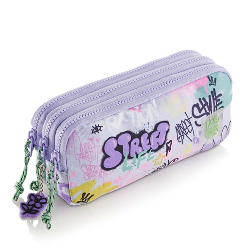 [MR19447] Estuche portatodo Triple Rectangular Reciclado Wake Up Miquelrius