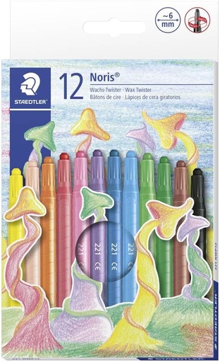 [221NWP12] Ceras giratorias 12 uds 221 Staedtler