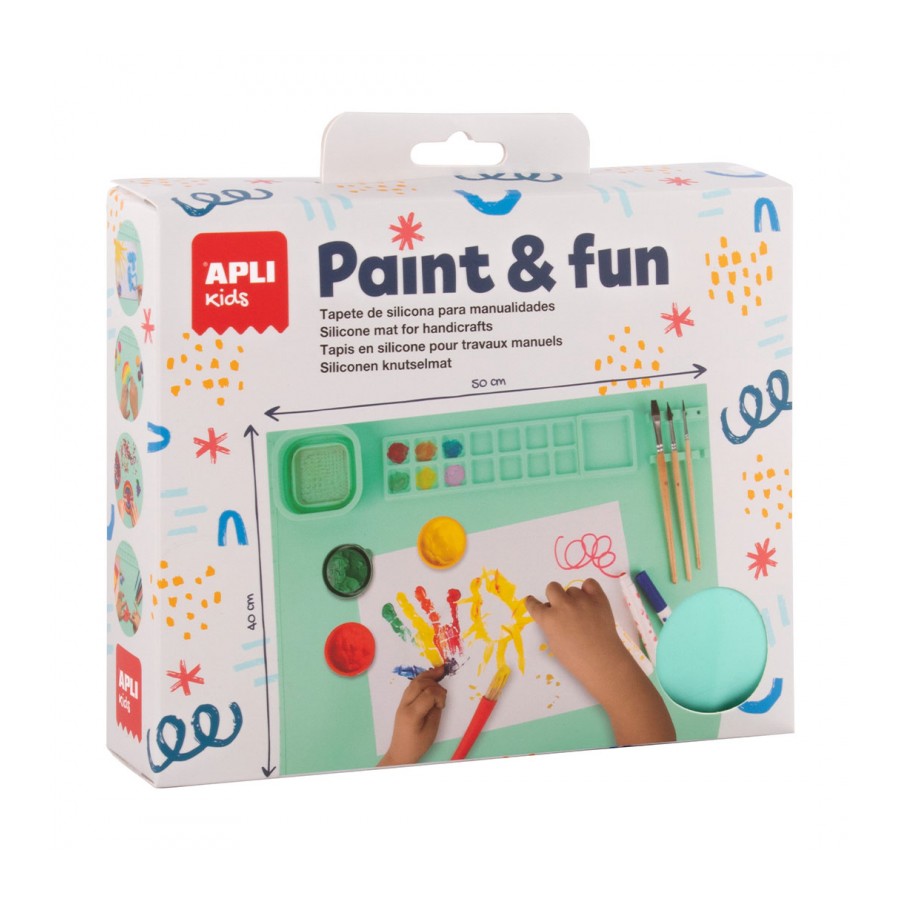  Tapete silicona para pintar y hacer manualidades sin ensuciar