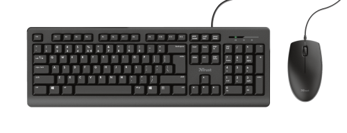 [23972] Teclado+raton Primo cable usb español negro Trust