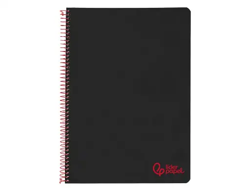 Cuaderno espiral 2L 2,5mm A4 90g 80h T/P C/M Liderpapel