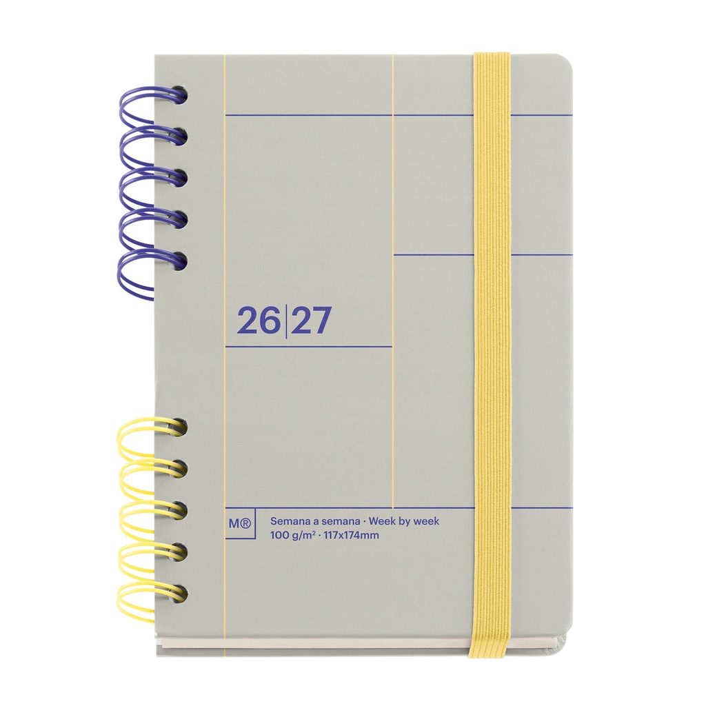 [MR21286] Agenda Escolar ACTIVA S/V GRIS B2B 26_27 Miquelrius